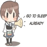 Kancolle Sleep WhatsApp Sticker #11