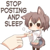 Kancolle Sleep WhatsApp Sticker #22