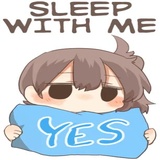 Kancolle Sleep WhatsApp Sticker #25