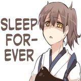 Kancolle Sleep WhatsApp Sticker #26