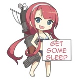 Kancolle Sleep WhatsApp Sticker #29