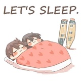 Kancolle Sleep WhatsApp Sticker #3
