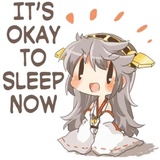 Kancolle Sleep WhatsApp Sticker #9