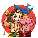 Kartikeya & Ganesha WhatsApp Sticker pack