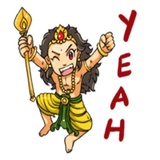 Kartikeya & Ganesha WhatsApp Sticker #8