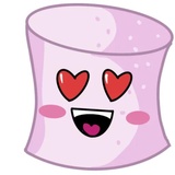 Marshmallow WhatsApp Sticker #7