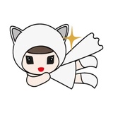 Kawaii Cat Chan WhatsApp Sticker #14