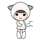 Kawaii Cat Chan WhatsApp Sticker #18