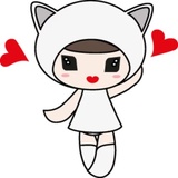 Kawaii Cat Chan WhatsApp Sticker #2