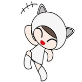 Kawaii Cat Chan WhatsApp Sticker #22