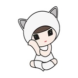 Kawaii Cat Chan WhatsApp Sticker #29