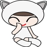 Kawaii Cat Chan WhatsApp Sticker #3