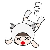 Kawaii Cat Chan WhatsApp Sticker #5