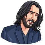 Keanu Reeves WhatsApp Sticker #11