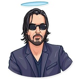 Keanu Reeves WhatsApp Sticker #14