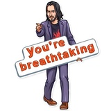 Keanu Reeves WhatsApp Sticker #15