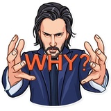Keanu Reeves WhatsApp Sticker #19