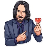 Keanu Reeves WhatsApp Sticker #2