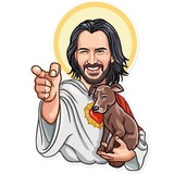 Keanu Reeves WhatsApp Sticker #20