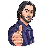 Keanu Reeves WhatsApp Sticker #3