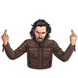 Keanu Reeves WhatsApp Sticker #7