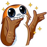 Porg WhatsApp Sticker #10