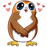 Porg WhatsApp Sticker #12