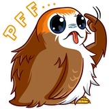 Porg WhatsApp Sticker #13