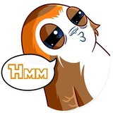 Porg WhatsApp Sticker #15