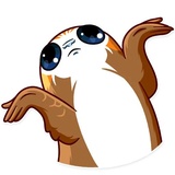 Porg WhatsApp Sticker #21