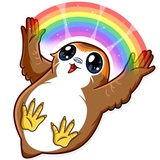 Porg WhatsApp Sticker #25