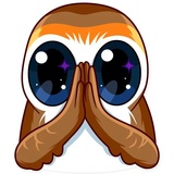 Porg WhatsApp Sticker #26