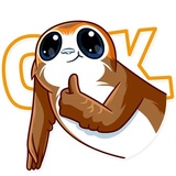 Porg WhatsApp Sticker #3