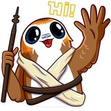 Porg WhatsApp Sticker #5