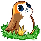 Porg WhatsApp Sticker #6