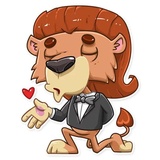 King Leo WhatsApp Sticker #2