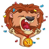 King Leo WhatsApp Sticker #21