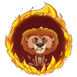 King Leo WhatsApp Sticker #30