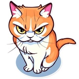 Meme Cats WhatsApp Sticker #13