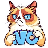 Meme Cats WhatsApp Sticker #18