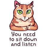 Meme Cats WhatsApp Sticker #21