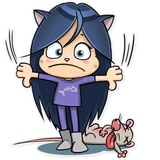 Kitty the Witch WhatsApp Sticker #11