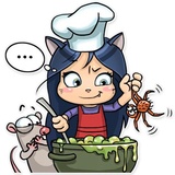 Kitty the Witch WhatsApp Sticker #12