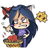 Kitty the Witch WhatsApp Sticker #14