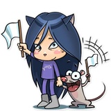 Kitty the Witch WhatsApp Sticker #15