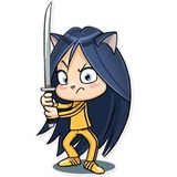 Kitty the Witch WhatsApp Sticker #16