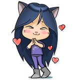 Kitty the Witch WhatsApp Sticker #2