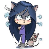 Kitty the Witch WhatsApp Sticker #20