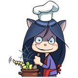 Kitty the Witch WhatsApp Sticker #23