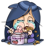 Kitty the Witch WhatsApp Sticker #26